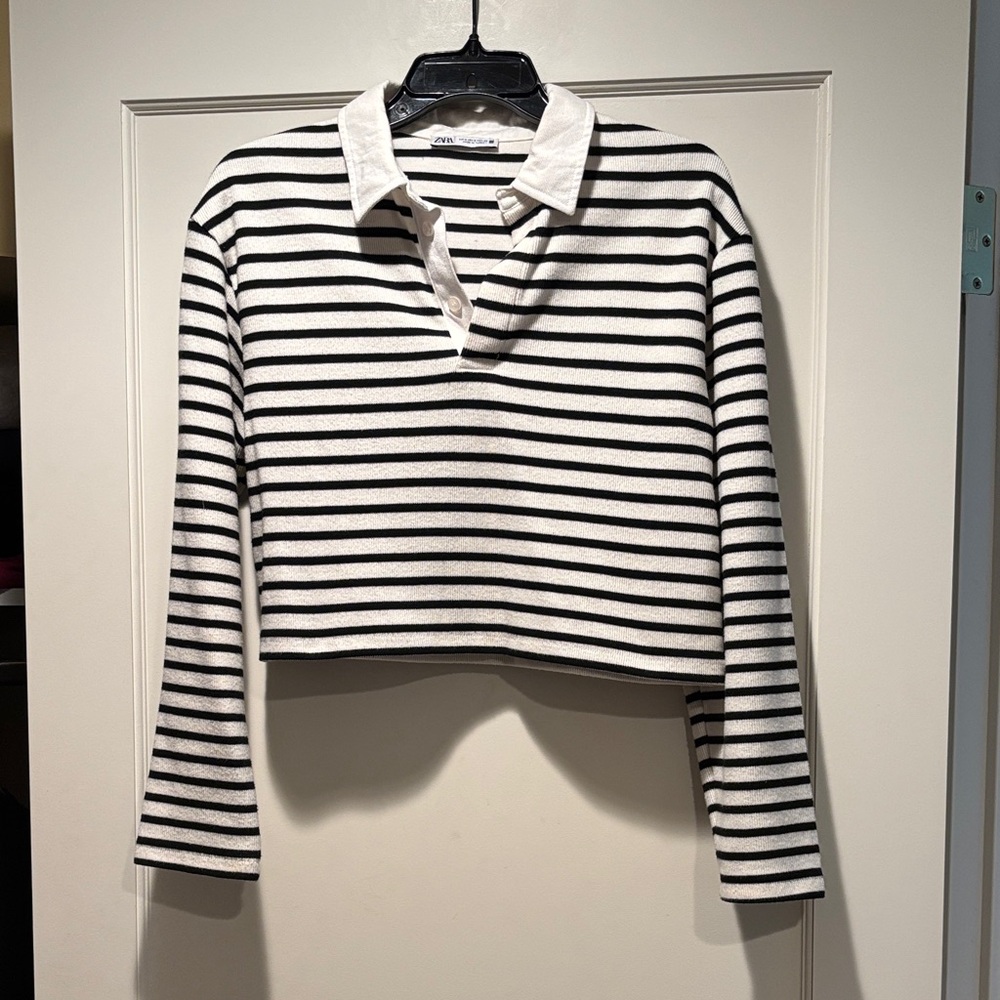 Cropped Rugby Polo